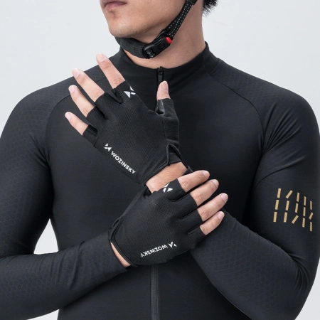 Rękawiczki rowerowe Wozinsky WRR-01XL rozmiar XL - czarne