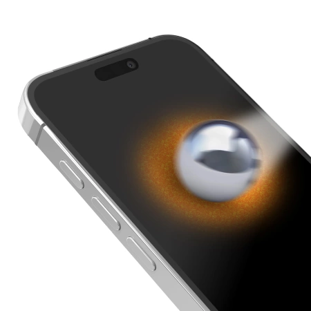 SBS D3O gehärtetes Glas mit Rahmen für iPhone 14 Pro Max