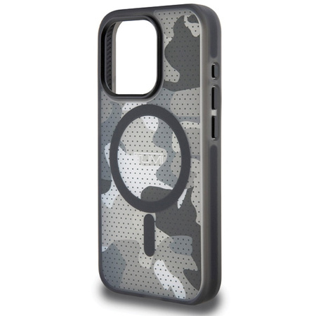 Tumi TUHMP15LTCAMK iPhone 15 Pro 6.1"czarny/black hardcase Frosted Camo Print MagSafe