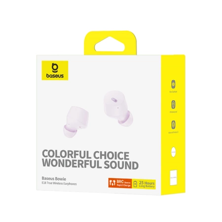 Baseus Bowie E18 wireless TWS ENC IPX4 headphones - purple