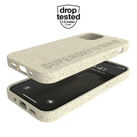SuperDry Snap iPhone 12 mini Compostable Case sand / sand 42623