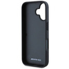 Original Case IPHONE 16 Mercedes AMG Hardcase Leather Debossed Lines Black Logo (AMHCP16SGSEBK) black