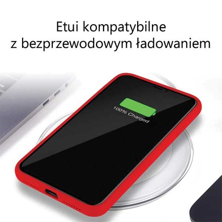 MERCURY SILICONE CASE IPHONE 14 (6.1), RED / CZERWONY