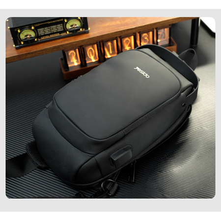 Yesido Plecak antykradzieżowy WB46 z kłódką czarny