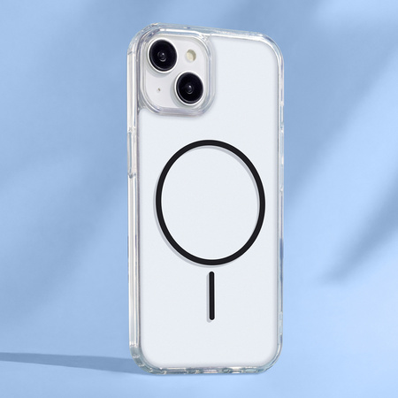 Nakładka Anti Shock Thin Mag do iPhone 15 Pro 6,1" czarna