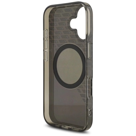 AMG Nauble Layer Transparent Smocked MagSafe Case for iPhone 17 - Black