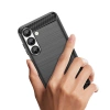 Etui silikonowe Carbon Case na iPhone 16e - czarne