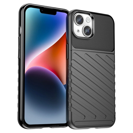 Thunder Case iPhone 14 Plus gepanzerte Hülle schwarz