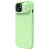 Nillkin CamShield Silky Silicone Case iPhone 14 Plus Hülle mit Kameraabdeckung grün