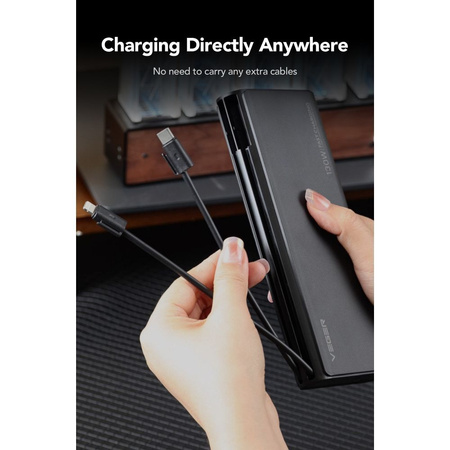 Bateria zewnętrzna (Powerbank) VEGER TCE130 - 25 000mAh Quick Charge PD 130W (W2503)