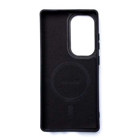 Wozinsky Carbon Fiber Case with MagSafe for Samsung Galaxy S25 - Black