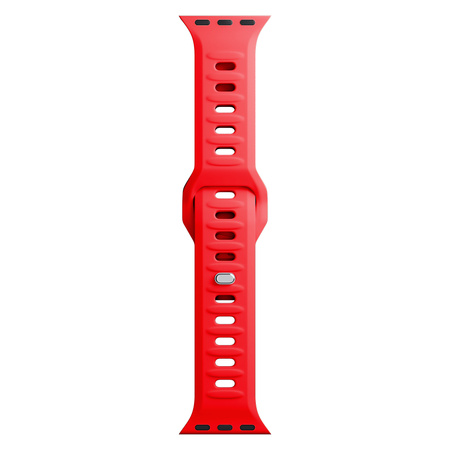 3MK Silicone Watch Strap czerwony/red dla Apple Watch 42/44/45/49mm