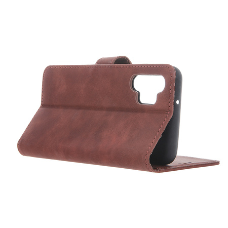 Etui Smart Velvet do Samsung Galaxy A06 5G brązowe