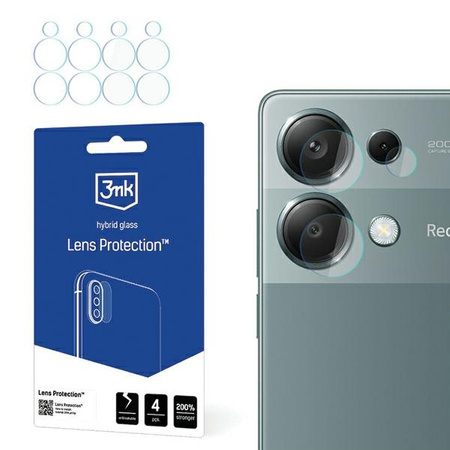 3MK Lens Protect Redmi Note 13 Pro 4G Ochrona na obiektyw aparatu 4szt