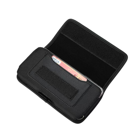 Uniwersalna Kabura POZIOMA do paska OXFORD - Model 2 - do IPHONE 6 / 7 / 8 / 12 MINI / 13 MINI / SAMSUNG A40 / S5