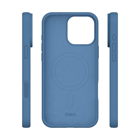 Nakładka Etteri Silicone Mag do iPhone 16 Pro Max 6,9" ciemnoniebieska