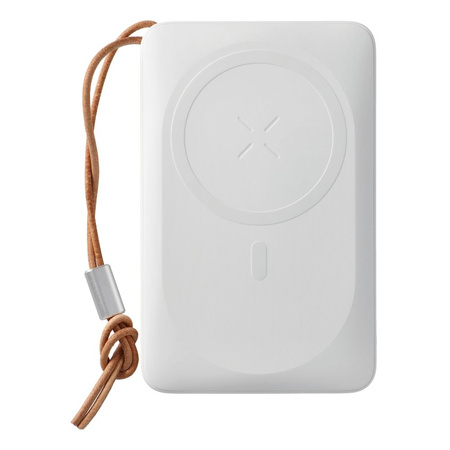 Bateria zewnętrzna (Powerbank) VEGER MagOn z ładowaniem indukcyjnym kompatybilny z MagSafe 15W - 10 000mAh PD 22,5W biały (VP1151 / W1151)