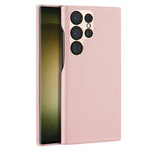 Dux Ducis Grit case for Samsung Galaxy S23 Ultra elegant cover made of artificial leather MagSafe pink