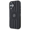 Original Handyhülle IPHONE 16 Mercedes Hardcase MB Double Layer Crossed Lines MagSafe (MEHMP16S23HRSK) schwarz