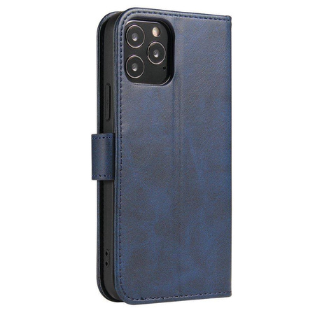 Magnet Case Elegante Schutzhülle mit Überschlag und Standfunktion für Samsung Galaxy A13 5G blau