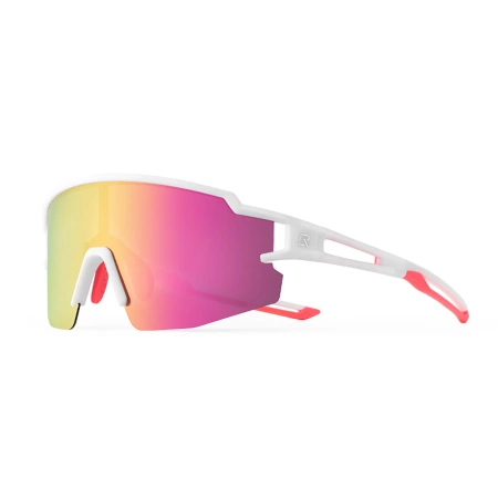 Rockbros Kinder-Fahrradbrille, polarisiert, UV-Schutz, Weiß