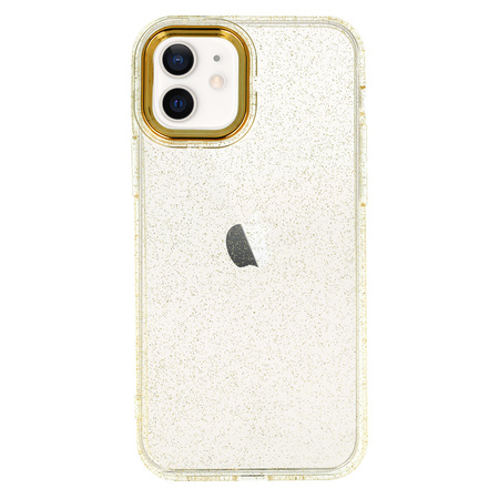 Tel Protect Gold Glitter Case do Iphone 12/12 Pro złoty