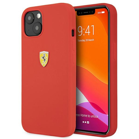 Ferrari FESSIHCP13SRE iPhone 13 mini 5.4 "red / red hardcase Silicone
