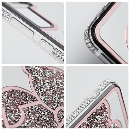 Futerał TEDDY BEAR do SAMSUNG S26 Pro różowy