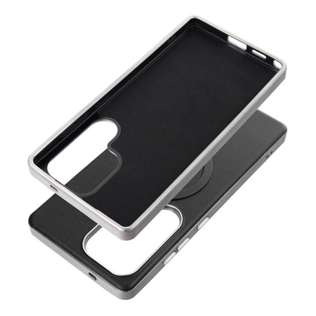 Futerał GENTLEMAN MAG COVER kompatybilny z MagSafe do SAMSUNG S25 ULTRA czarny