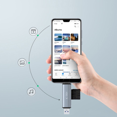 TECH-PROTECT CZYTNIK KART ULTRABOOST SD&MICRO SD