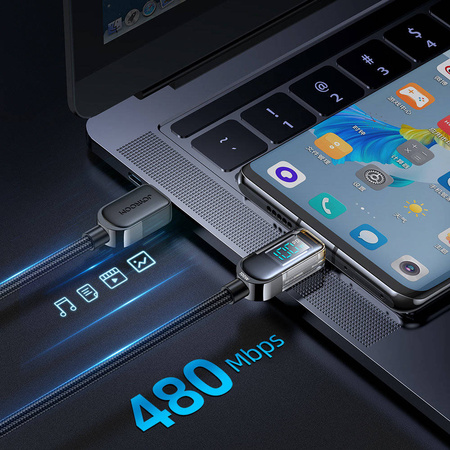 Joyroom USB C - USB C 100W cable for fast charging and data transfer 1.2 m black (S-CC100A4)