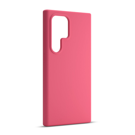Nakładka Etteri Silicone Case do Samsung Galaxy S24 Ultra malinowa