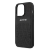 Etui AMG Leather Curved Lines na iPhone 13 Pro Max - czarne