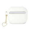 Guess GUA3LSCHSH AirPods 3 cover white / white Silicone Charm Collection