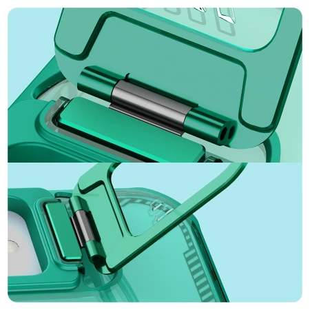 Etui Nillkin Iceblade Prop Magnetic z podstawką na iPhone 16e - zielone