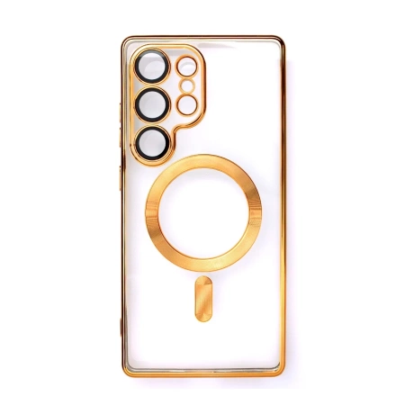 Etui Electroplated Case z MagSafe galwanizowane na iPhone 16e - złote