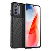 Thunder Case elastyczne pancerne etui pokrowiec Motorola Moto G Stylus 2022 czarny