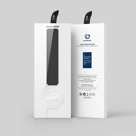 Dux Ducis Magnetic Strap Wristband for Samsung Galaxy Watch / Huawei Watch / Honor Watch / Xiaomi Watch (22mm band) Magnetic Wristband Black (Milanese Version)