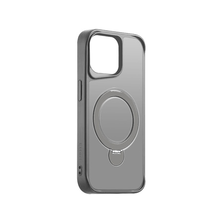 Nakładka Etteri Matt Mag Ring do iPhone 12 / 12 Pro 6,1" szara