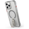 Etui Skinarma Helix do iPhone 16 Pro Max  Magnetic Charging 360 Rotating Stand titanium