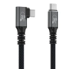 Kabel kątowy Wozinsky WPS3-UY41S USB-C Thunderbolt 4 240W 1m 4K - czarny