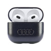 Original Case APPLE AIRPODS 3 Audi Leather Big Logo Cover (AU-AP3-GT/D3-BK) black