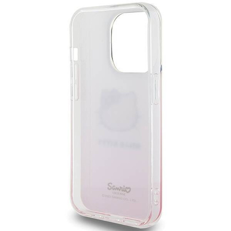 Hello Kitty IML Gradient Electrop Kitty Head case for iPhone 14 Pro Max - pink