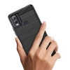 Carbon Case Silikonhülle für Nokia C22 - schwarz
