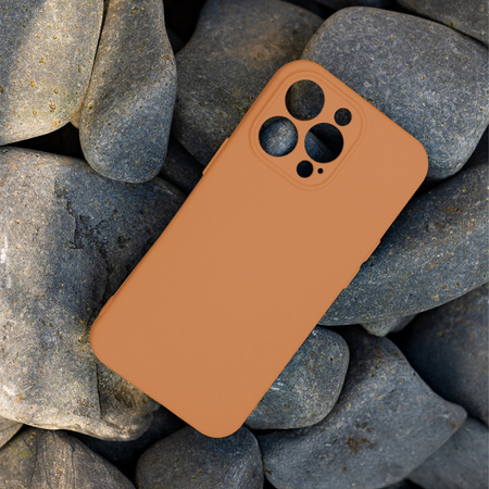 Nakładka Silicon do iPhone 17 Pro 6,3" mandarynkowy