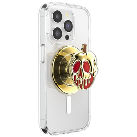 Uchwyt i podstawka do telefonu           Popsockets Round Disney Enamel Poison Apple MagSafe złoty 114075