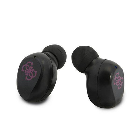 Guess GUTWST31EM TWS Bluetooth-Kopfhörer + magentafarbene Dockingstation