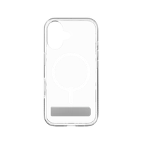 ZAGG Crystal Palace Snap Kickstand MagSafe Hülle für iPhone 16 – transparent