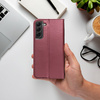 Kabura Smart Magneto do SAMSUNG A23 5G burgundowy