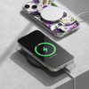 Ringke Fusion Design Armored Case Cover with Gel Frame for iPhone 14 Plus transparent (Purple rose) (FD637E29)